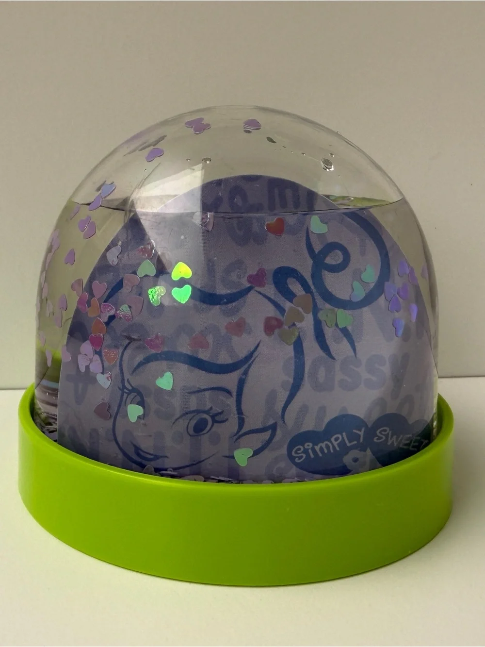 Disney Parks Snowglobe TINK‎ Tinkerbell Disneyland Resort Plastic Collectible
